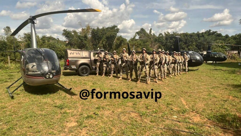 Piloto morre em confronto com a PM de Goiás e helicópteros São apreendidos