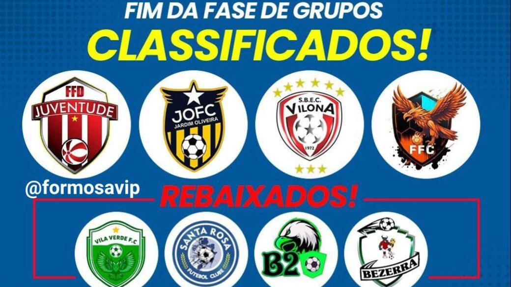 Confira os classificados e os rebaixados no Campeonato Formosense de Futebol da 1ª divisão 2023