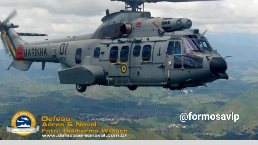 Tragédia Aérea: Helicóptero da Marinha cai em Formosa deixando dois mortos e nove feridos
