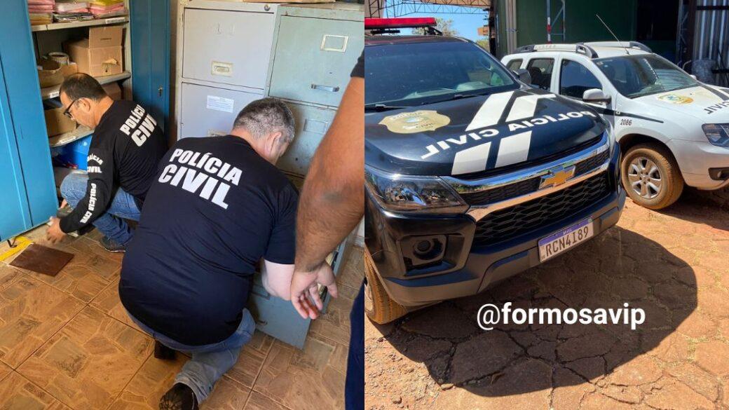 Polícia civil atuou em apoio ao Ministério Público de Goiás na segunda fase da Operação Escritório do Crime