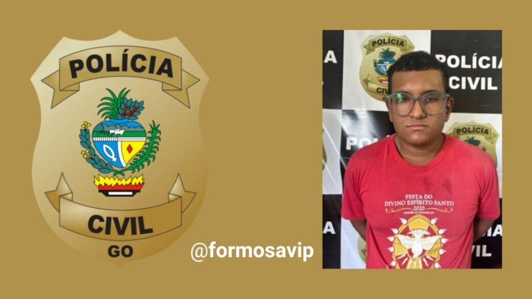 Polícia Civil de Goiás prendeu homem acusado de vários crimes sexuais em Formosa