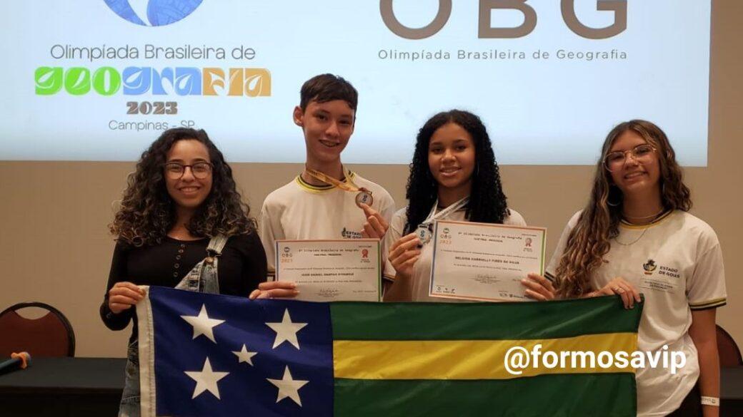 Estudantes de colégio estadual Professora Izabel Christina em Formosa são medalhistas na Olimpíada Brasileira de Geografia