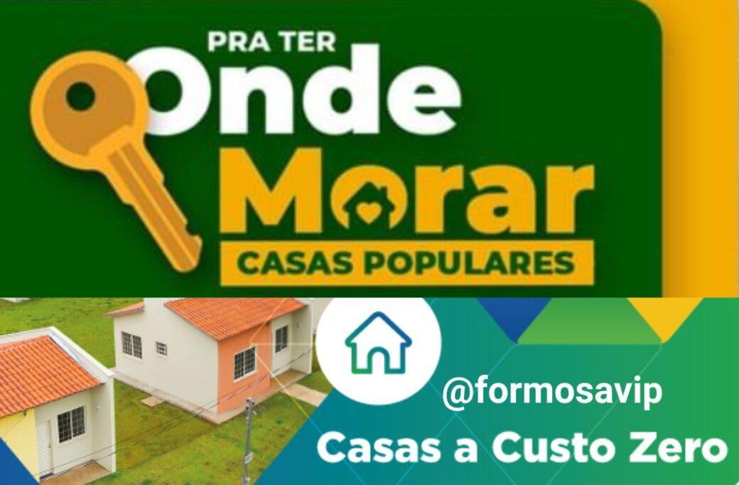 Casas a Custo Zero Formosa: AGEHAB anuncia a desclassificação e convocação de dois sorteados no cadastro reserva