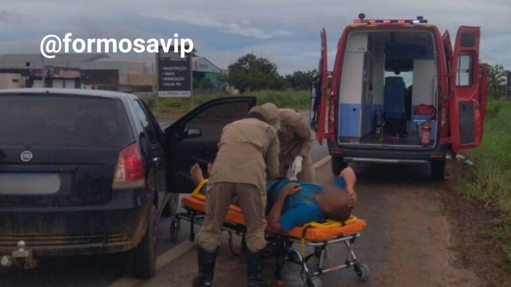 Homem com mal súbito caiu do trator e foi parar no hospital após ser atendido pelos bombeiros de Posse