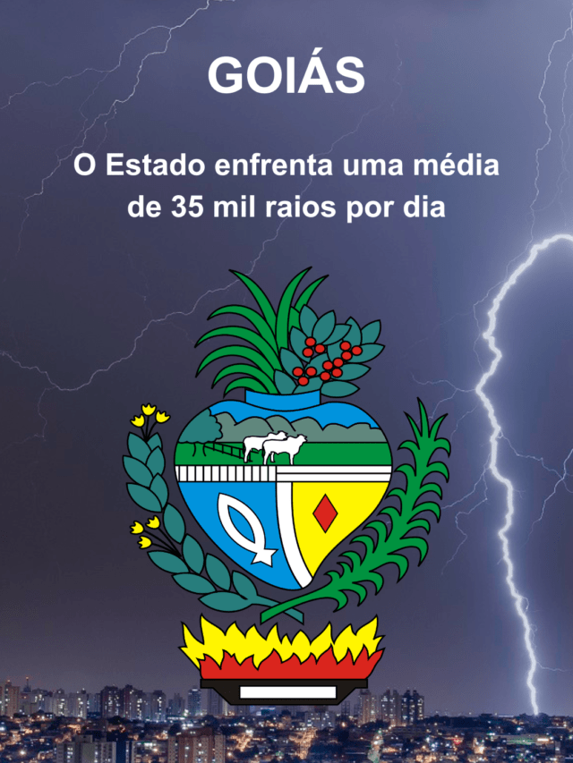 Goiás vem registrando volume alarmante de raios em 2024