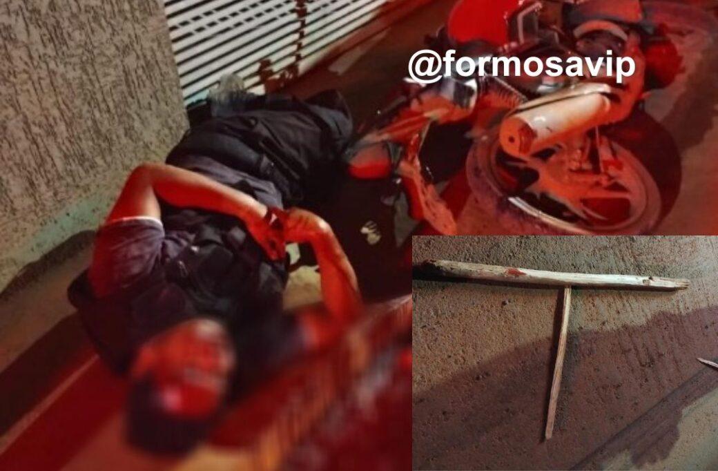 Homem fica gravemente ferido após ser agredido a pauladas em Formosa